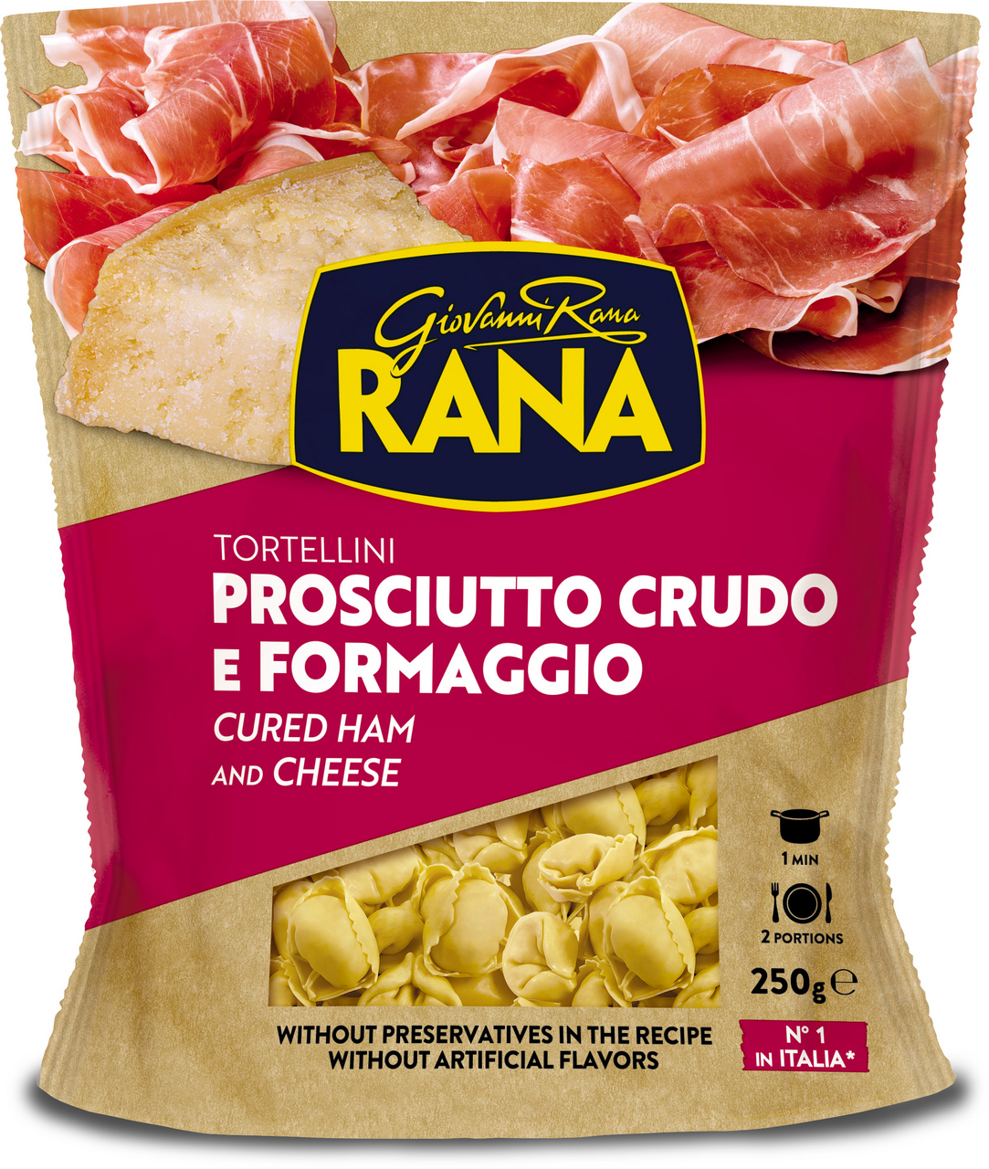 Равиоли RANA С ветчиной и сыром, 250 г