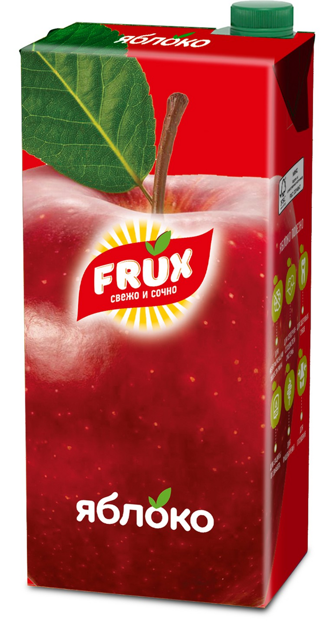 Напиток сокосодержащий Frux яблочный, 1л