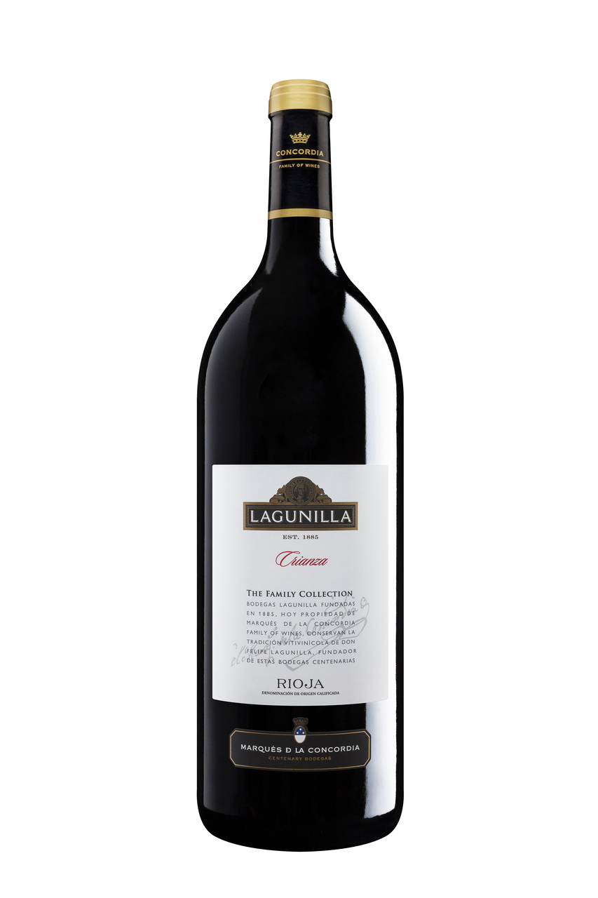 Вино Lagunilla Crianza красное сухое, 1.5л купить по выгодной цене ...