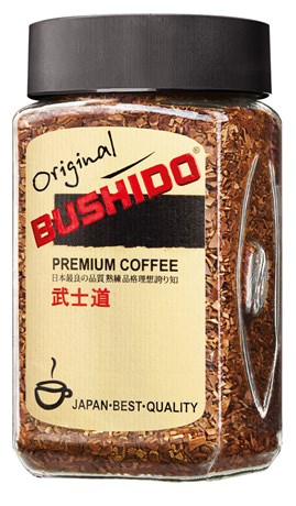 Кофе Bushido Original растворимый, 100г купить с доставкой на дом, цены в интернет-магазине