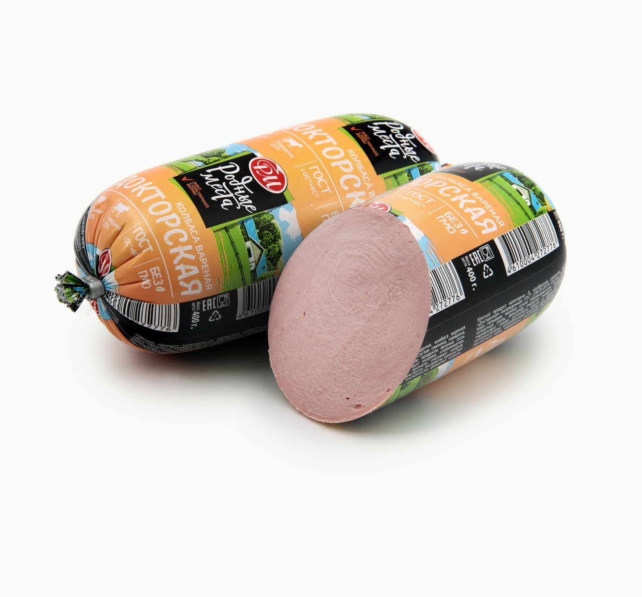 Колбаса РМ Докторская вареная, 400г