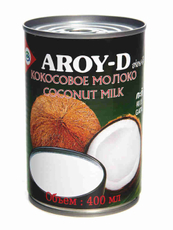 Кокосовое молоко Aroy-D Coconut Milk 17-19%, 400мл