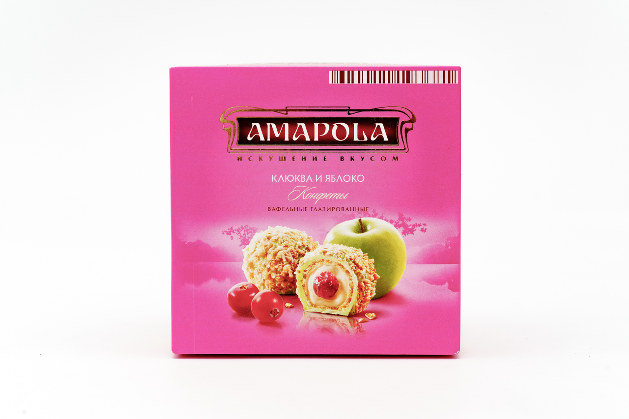 Конфеты АМАПОЛА клюква-яблоко, 100г купить с доставкой на дом, цены в ...
