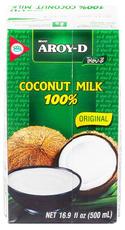 Кокосовое молоко Aroy-D Coconut Milk 17-19%, 500мл