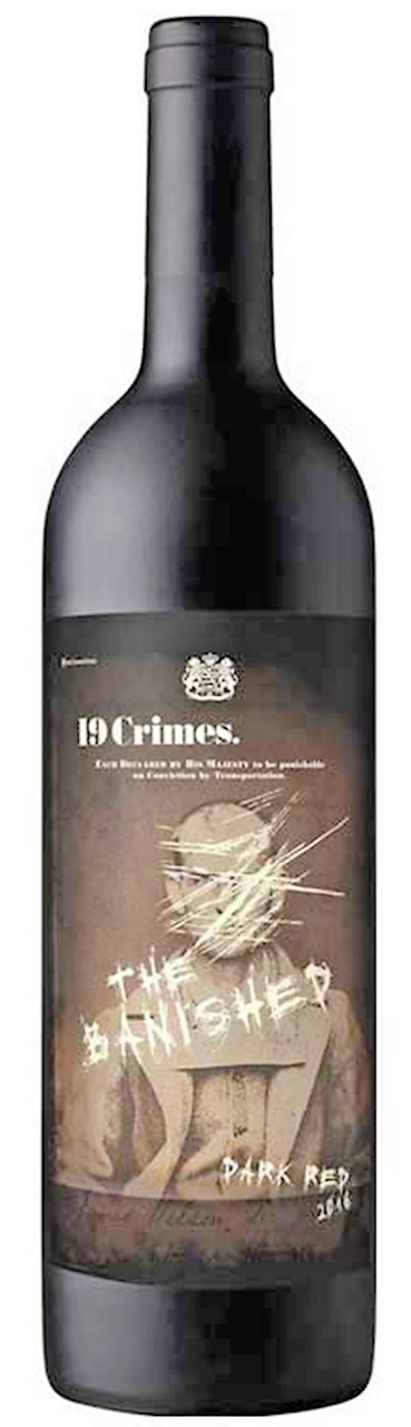Вино 19 Crimes The Banished Dark Red красное полусухое, 0.75л