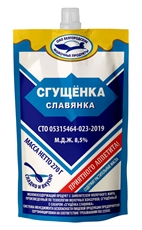 Продукт молокосодержащий Славянка БМП Сгущенка с сахаром 8.5%, 270г