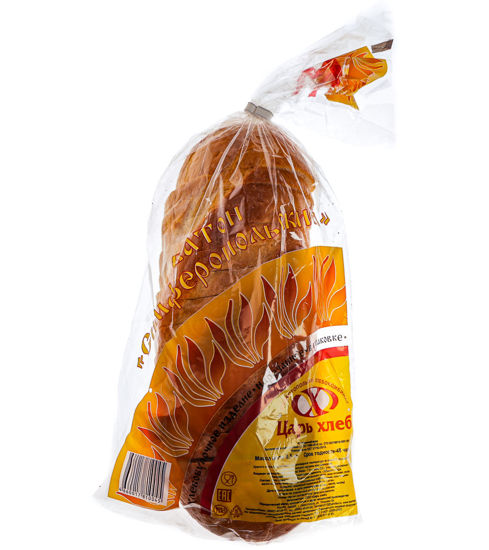 Батон Царь хлеб Симферопольский пшеничный нарезка, 500г