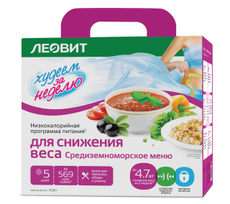 Кейс Леовит Худеем за неделю Средиземноморское меню для снижения веса, 708г