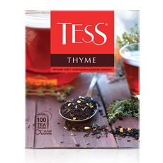 Чай Tess Thyme черный с чабрецом и цедрой лимона (1.5г x 100шт), 150г