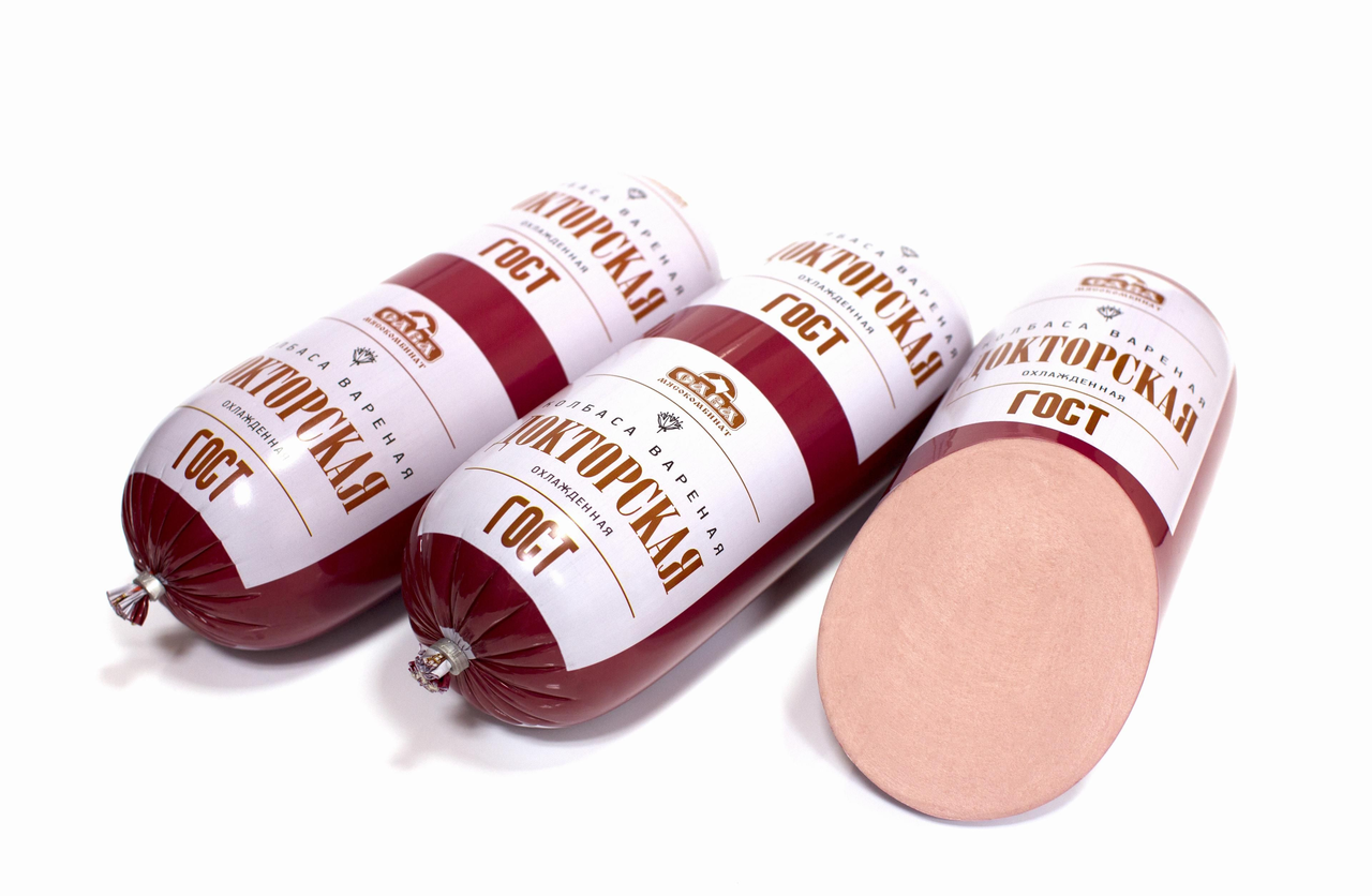 Колбаса Сава Докторская вареная ГОСТ, 400г