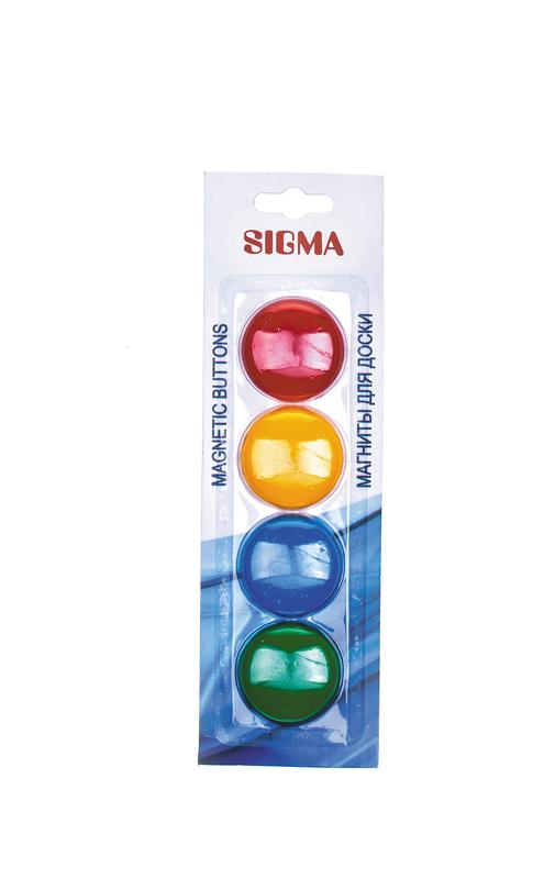 Sigma Магнит для магнитно-маркерной доски 4шт купить с доставкой на дом ...