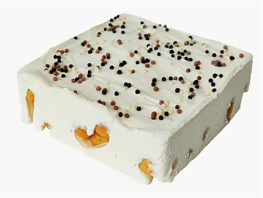 Торт Бисквитный двор Профитроль пломбирный, 300г