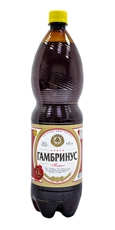 Пиво Gambrinus Premium темное, 1.5л