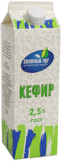 Кефир Зеленый луг 2.5%, 950г