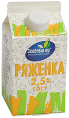 Ряженка Зеленый луг 2.5%, 450г
