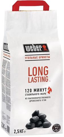 Угольные брикеты WEBER, 2.5 кг