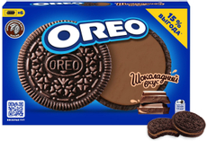 Печенье сэндвич Oreo с какао и шоколадной начинкой, 228г