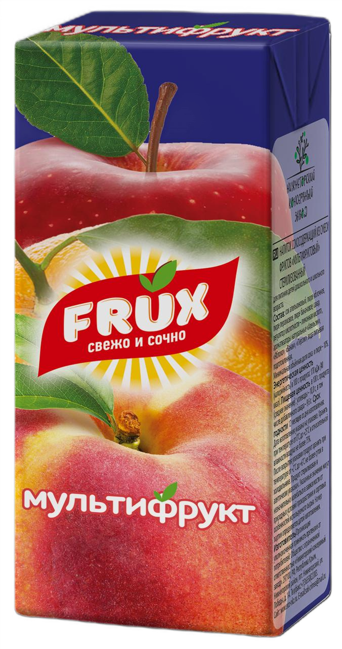Напиток сокосодержащий Frux мультифруктовый, 200мл