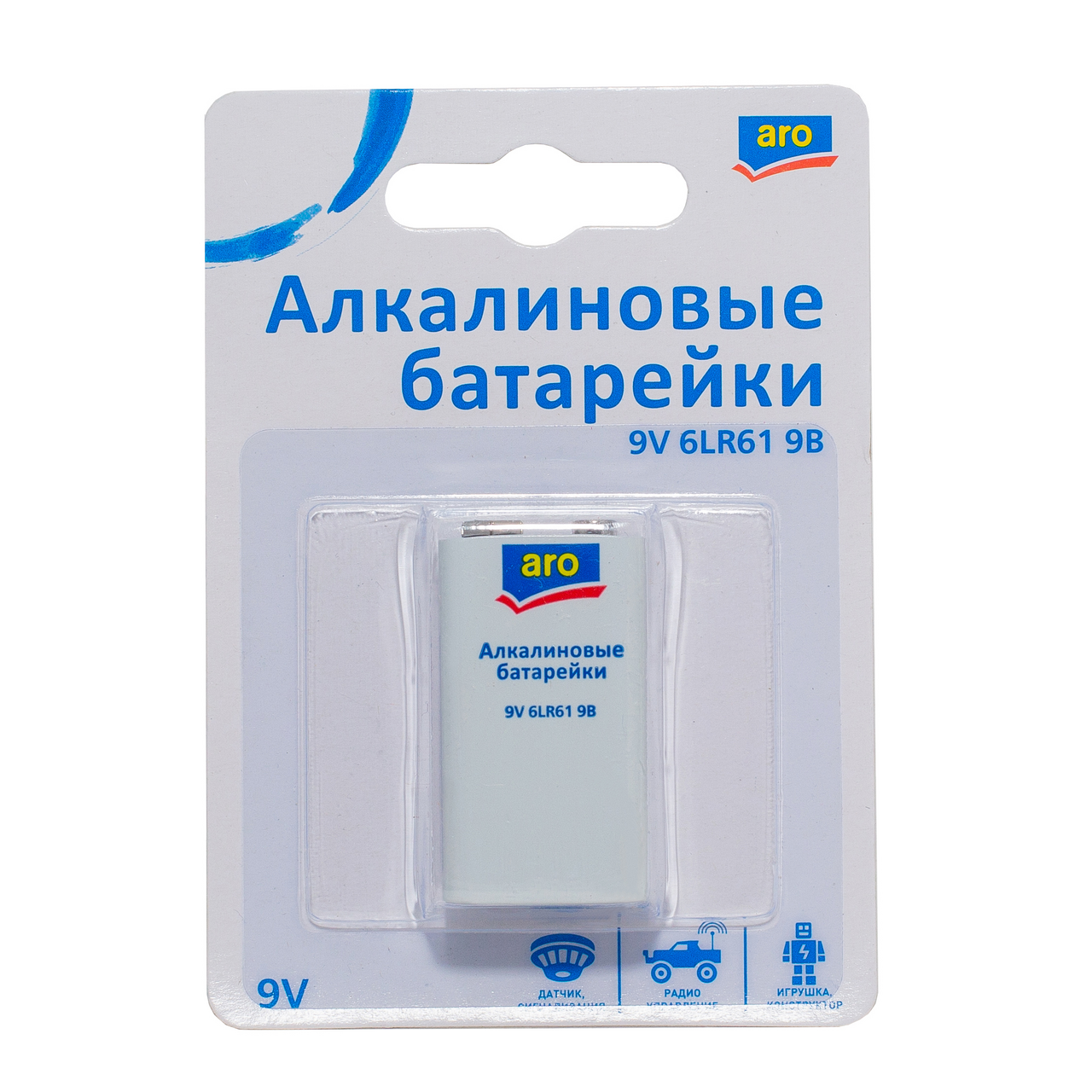 aro Батарейки Крона 9V купить с доставкой на дом, цены в интернет-магазине