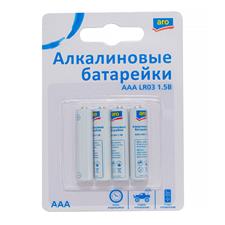 Алкалиновые батарейки ARO AAA, 4шт