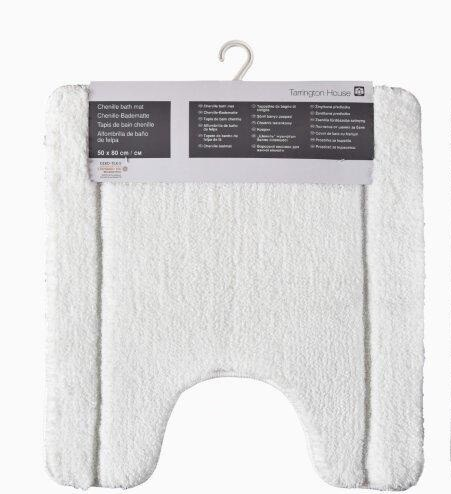 Tarrington House Коврик для ванной Dolce U-Shape белый, 50 х 48см
