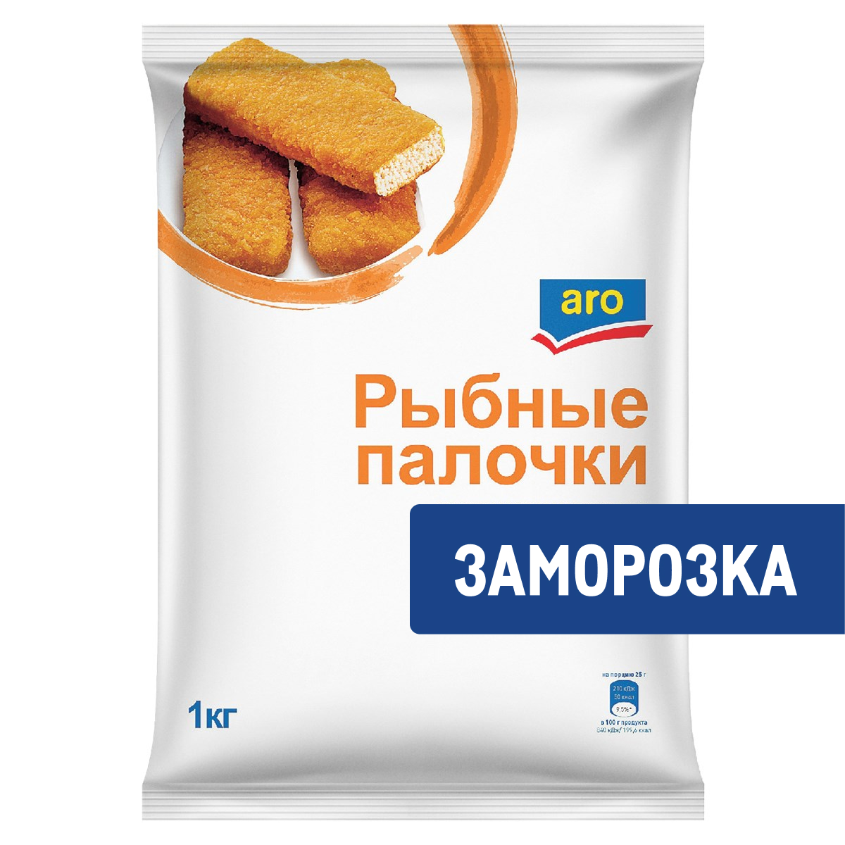 aro Рыбные палочки замороженные, 1кг