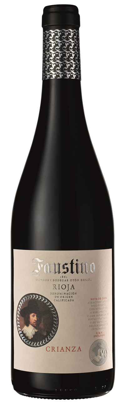Изображение товара Вино Faustino Crianza Rioja красное сухое 0.75л Испания