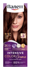 Крем-краска для волос Палетт Интенсивный цвет GK4 Благородный каштан 5-57, 110мл