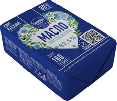 Масло сливочное Любимое молоко Традиционное ГОСТ 82.5%, 180г