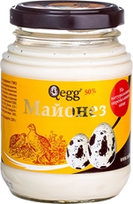 Майонез Qegg Классический на натуральном перепелином яйце 50%, 220г