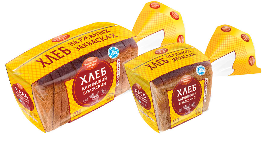 Хлеб Волжский пекарь Дарницкий нарезка, 350г