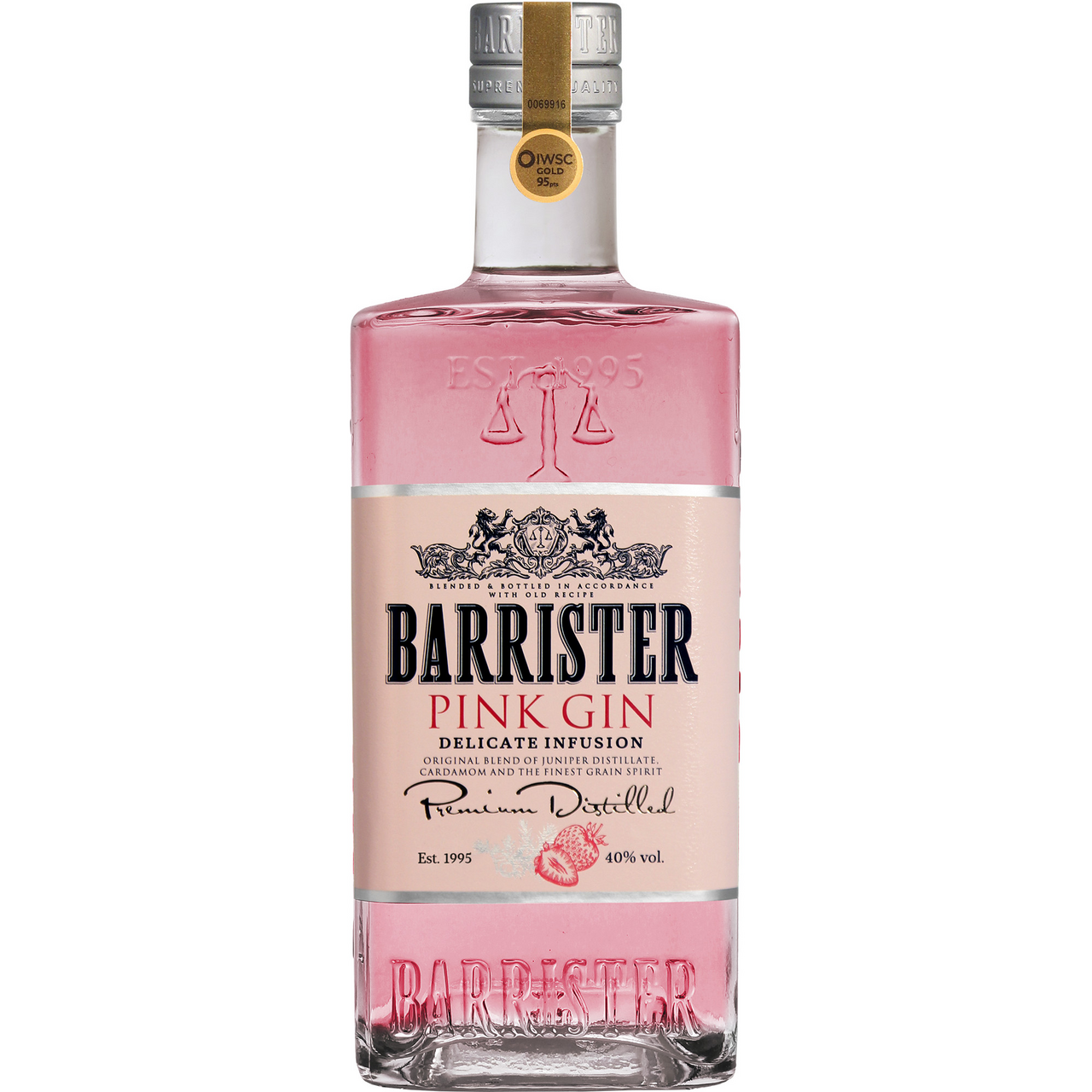 Джин Barrister Pink, 1л