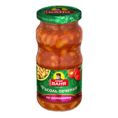 Фасоль белая печеная Дядя Ваня По-домашнему, 480г