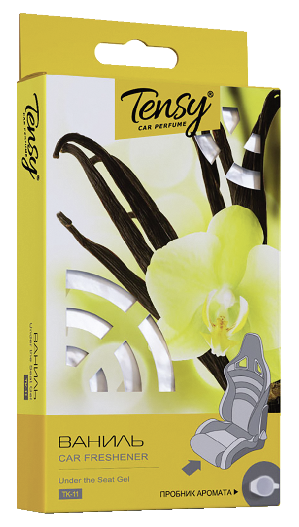 Ароматизатор гелевый под сиденье Tensy Ваниль, 110г