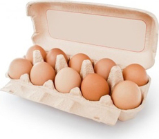 Яйцо куриное Красногорка С2, 10шт