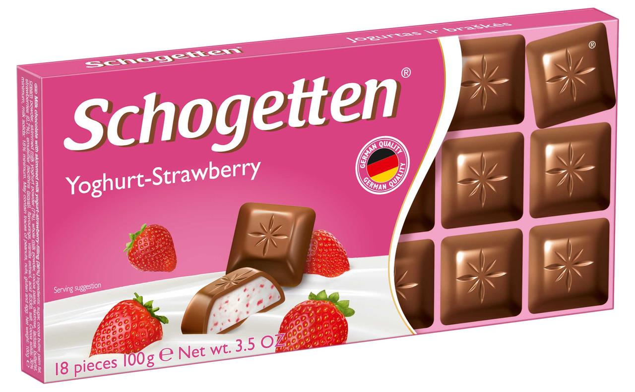 Шоколад со вкусом клубники SHOGETTEN 100 г