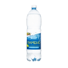 Вода Рамено Лимон минеральная ароматизированная газированная столовая, 1.5л