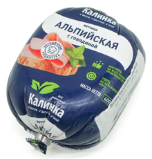 Ветчина Калинка Альпийская с говядиной, 400г