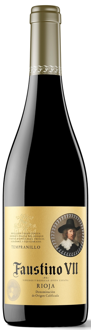 Изображение товара Вино Faustino VII Tempranillo Rioja DOC красное сухое 0.75л