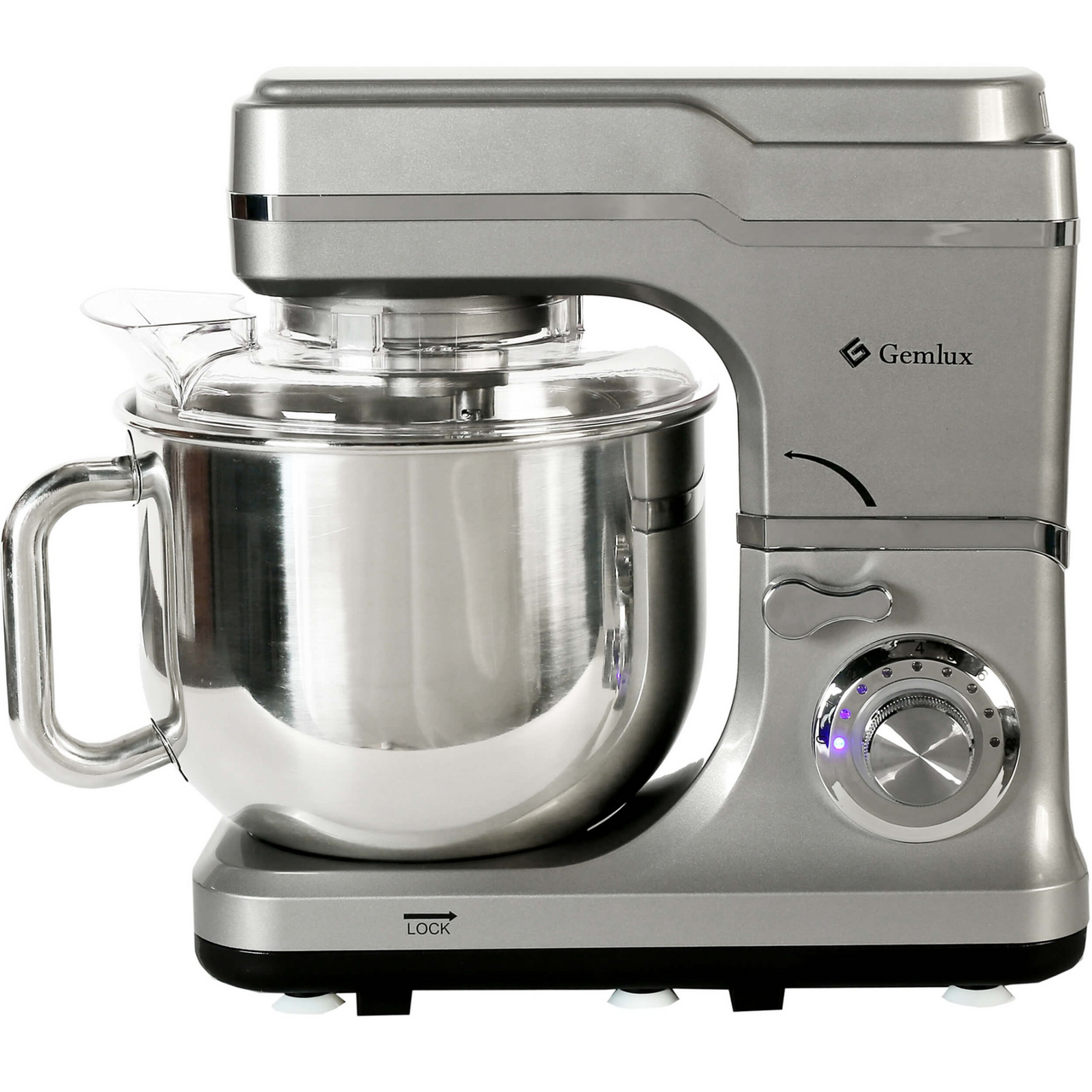 Изображение товара Миксер планетарный Gemlux GL-SM6.8GR, 6л