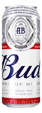 Пиво Bud светлое, 0.45л