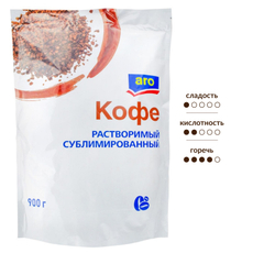 aro Кофе растворимый сублимированный, 900г