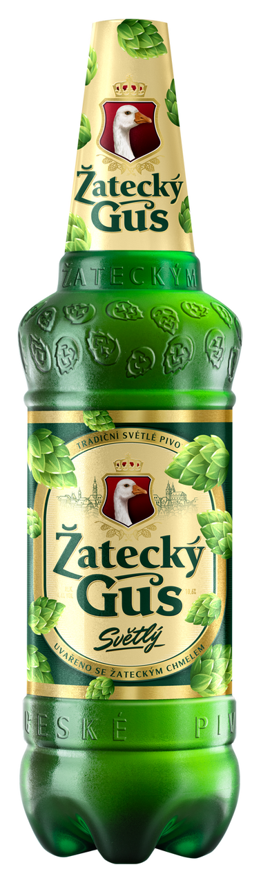 Изображение товара Пиво Zatecky Gus светлое, 1.35л
