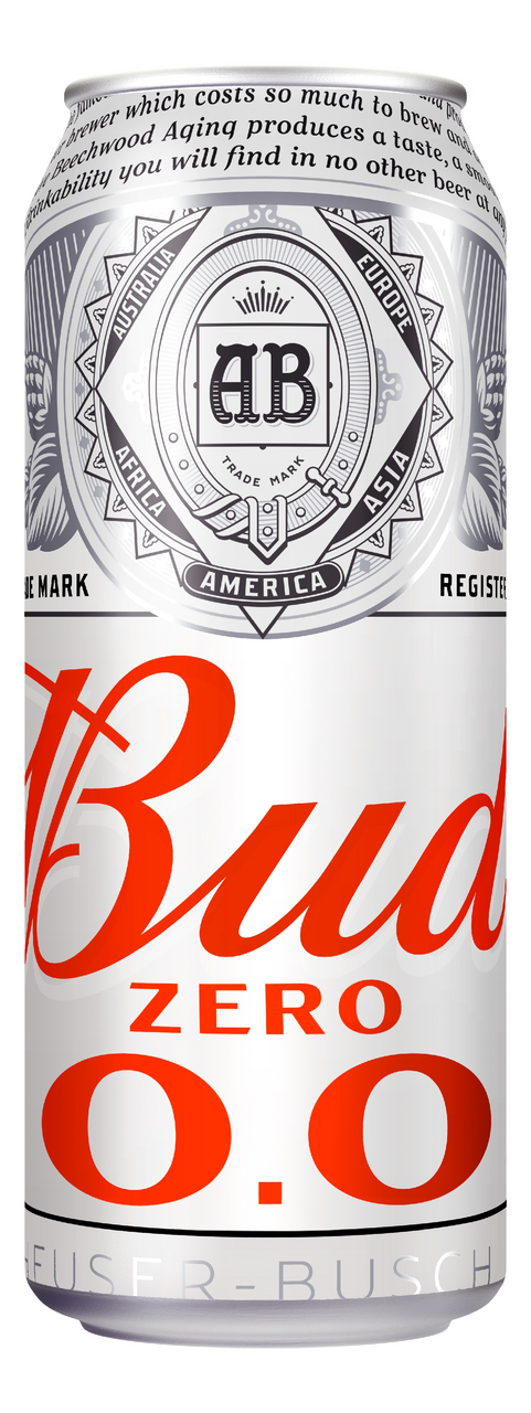 Изображение товара Пиво Bud безалкогольное, 0.45л