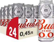 Пиво Bud безалкогольное, 0.45л x 24 шт