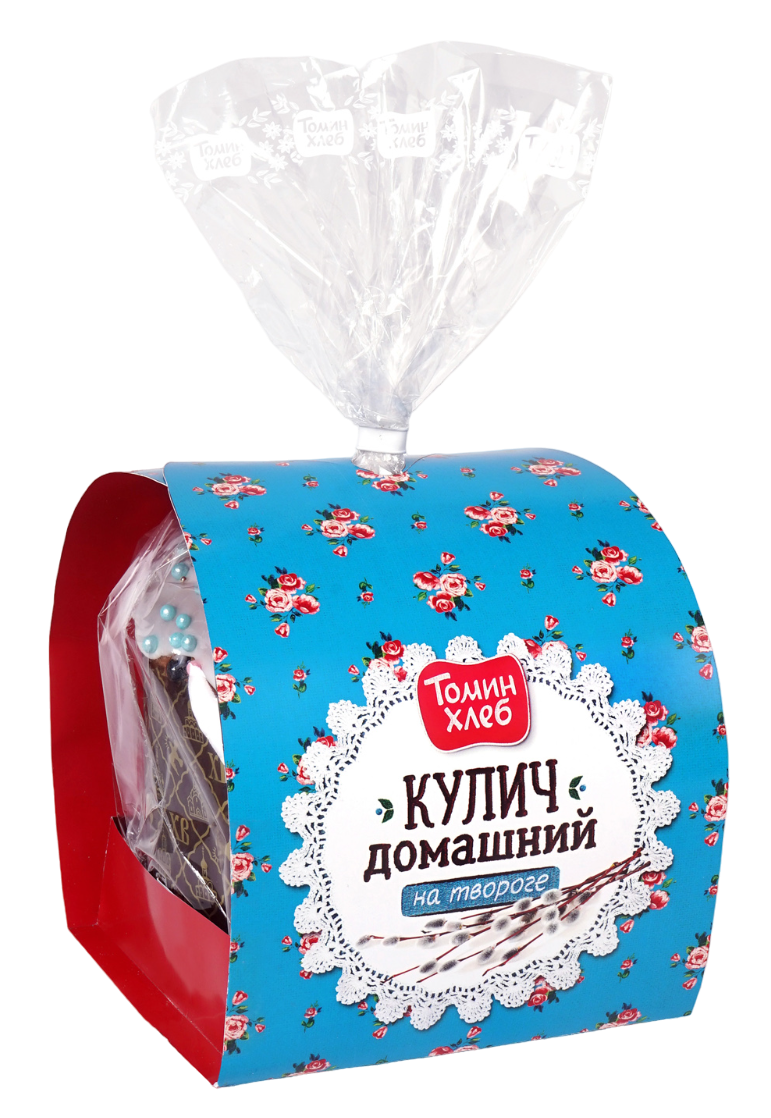 Кулич Томин Хлеб Домашний на твороге, 550г