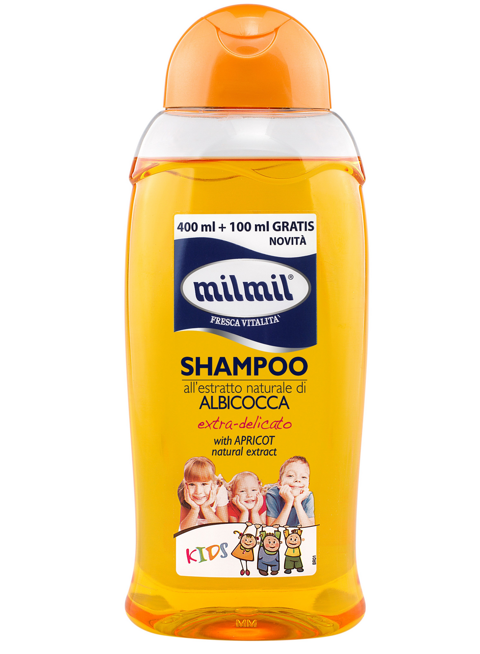 Изображение товара Шампунь детский Milmil Kids Extra Delicato Абрикос, 500мл