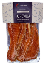 Горбуша Биоморе брюшки холодного копчения, 150г
