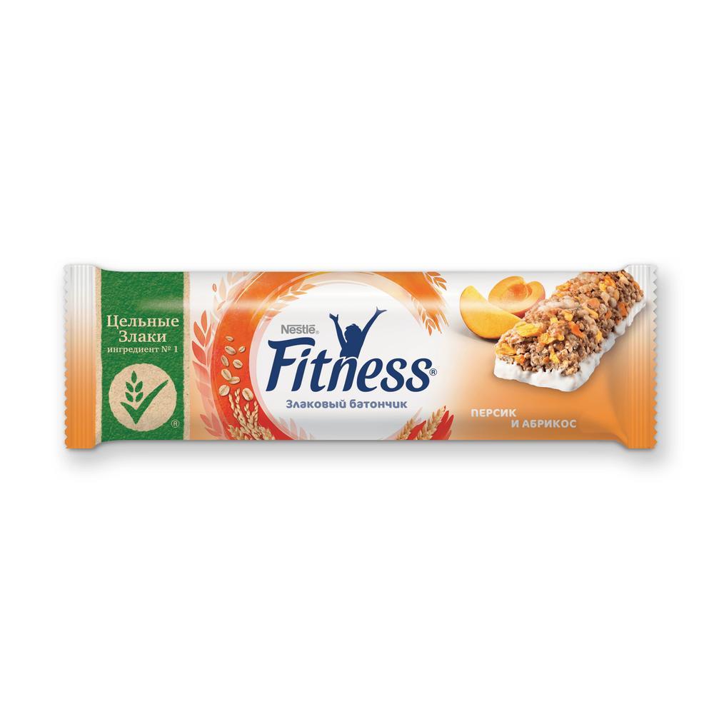 Батончик NESTLE Fitness с цельными злаками и шоколадом, 23,5 г