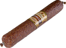 Колбаса Фабрика качества Сервелат сырокопченая